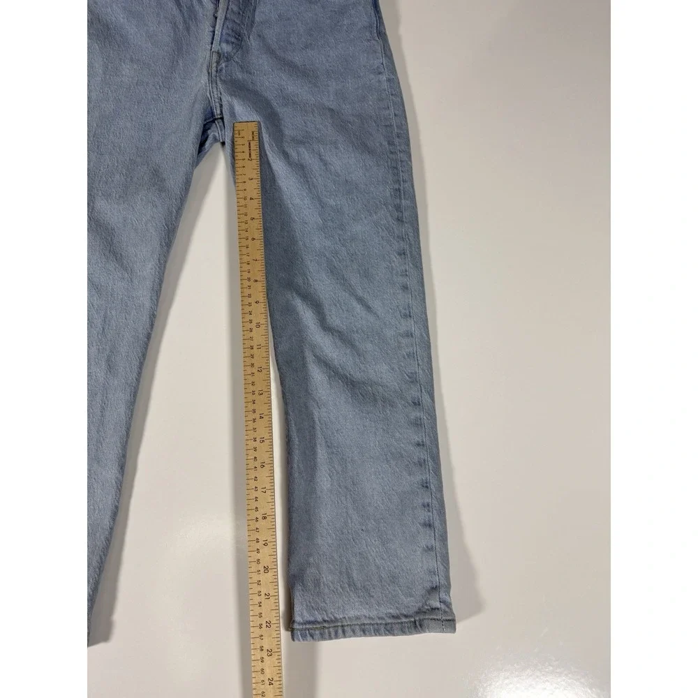 Levi's 501 29x26 Original Fit Jeans Men's Button Fly Light Wash Denim USA Iconic